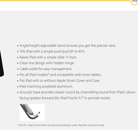 Rain Design mStand Tablet Pro Gray - Picture 8 of 8